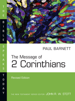 cover image of The Message of 2 Corinthians